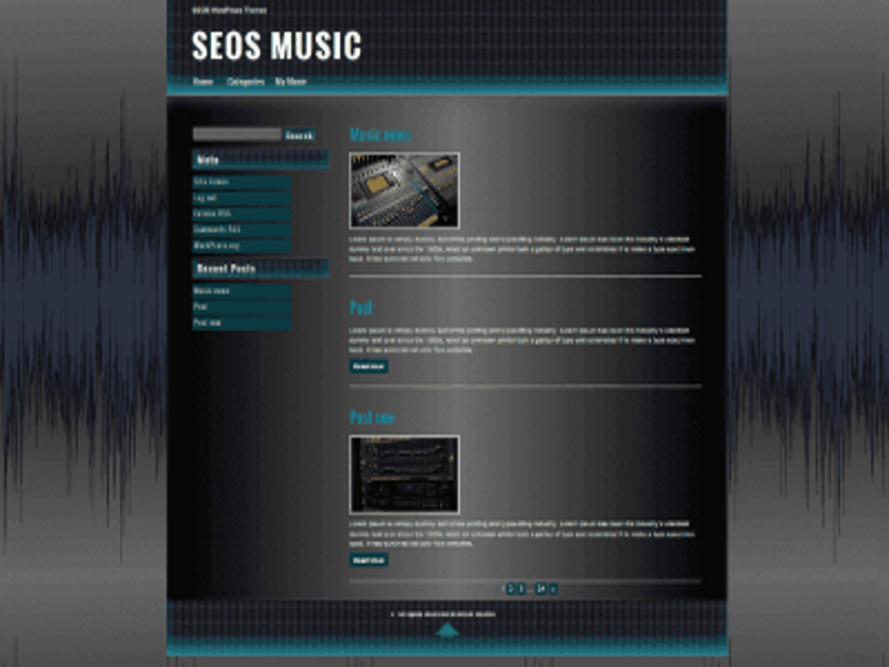 Free WordPress Music Theme